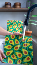 Beeswax Wrap Bulk Roll - Avocado Print 8