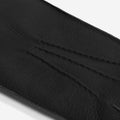 Diego (black) - Italian gloves made of American deerskin leather with rabbit fur lining 7