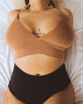 Longline Bralette - Camel 3