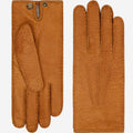 Donatella (brown) – Luxurious Italian peccary leather gloves with cashmere lining 1