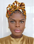 Duma Mbili African Print Bonnet wrap 2