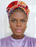 Duma Mbili African Print Bonnet wrap 1