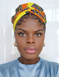 Duma Mbili African Print Bonnet wrap 5