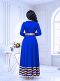 Dashiki Formal Long Sleeved Maxi Dress 3
