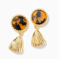 Belle Earrings in Tortoise 1