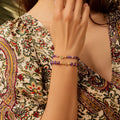 Spiritual Transformation Amethyst Butterfly Charm Bracelet 2
