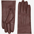 Elijah (brown) – Timeless sheepskin leather gloves with luxurious cashmere lining & touchscreen capability 1