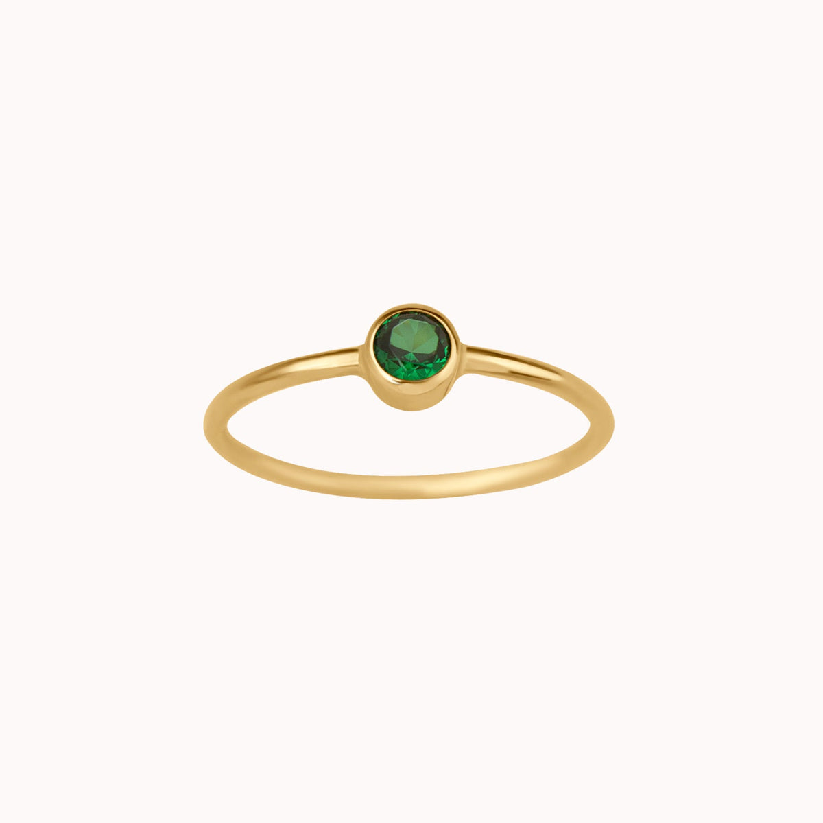 May Birthstone Ring ∙ Emerald