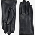 Ethan (black) – Vegan leather gloves with warm fleece lining & touchscreen feature 1