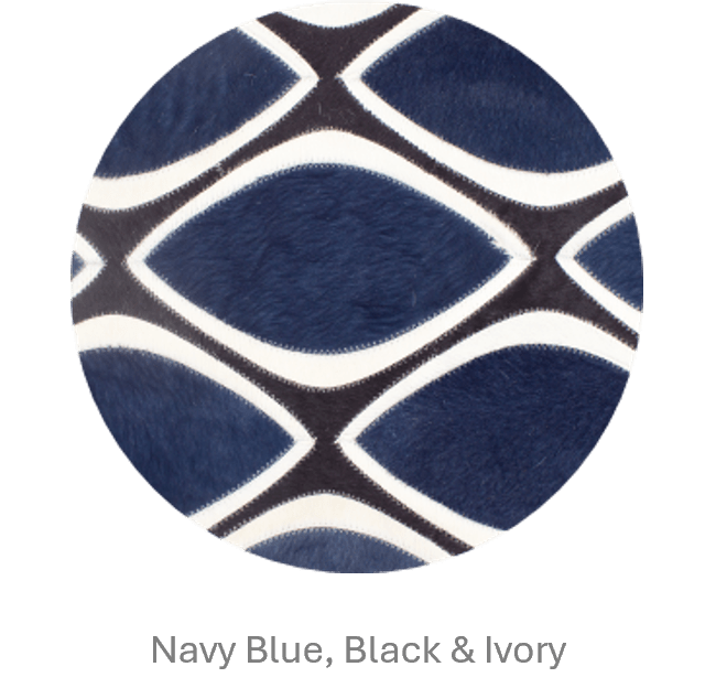 Eye Cat – Contemporary Custom Rug in Cowhide – view 8