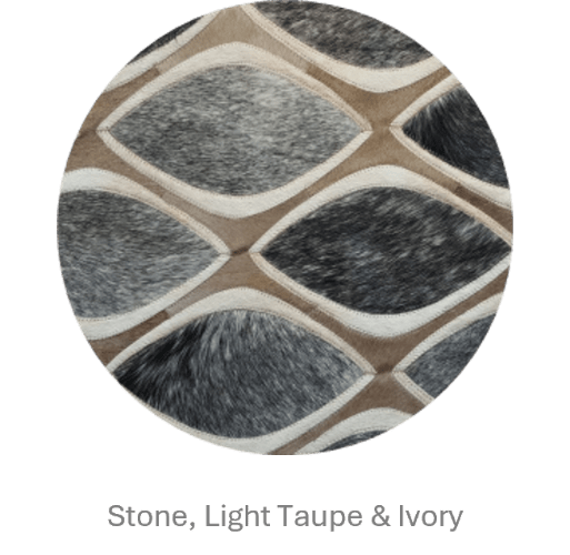 Eye Cat – Contemporary Custom Rug in Cowhide – view 9