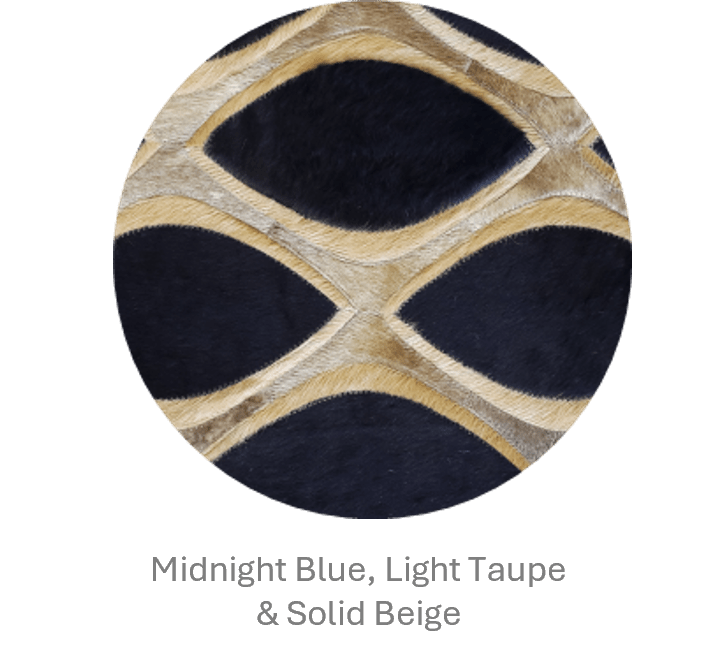 Eye Cat – Contemporary Custom Rug in Cowhide – view 5