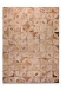 EYES – Geometric Cowhide Rug with Curved Motif 2
