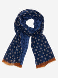 Andrea (blue) - Soft and lightweight Italian scarf from 100% wool 1