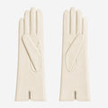FC04 (cream) - Women's Italian cashmere lined leather gloves 2