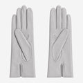 FC04 (grey) - Women's Italian cashmere lined leather gloves 2