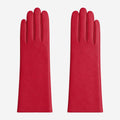 FC04 (deep red) - Women's Italian cashmere lined leather gloves 1