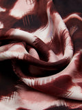 Bruna (brown/orange)- Soft and lightweight Italian foulard from pure silk 4
