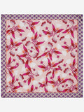 Bruna (pink)- Soft and lightweight Italian foulard from pure silk 2