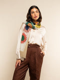 Evelina (yellow) - Soft and lightweight Italian scarf from premium wool 10