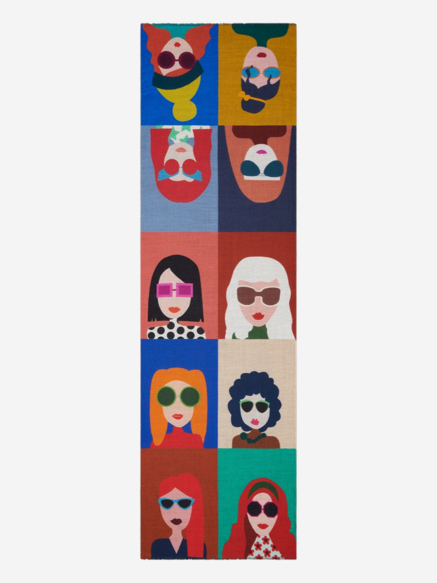 Evelina - Soft and lightweight Italian scarf from premium wool
