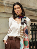 Evelina (yellow) - Soft and lightweight Italian scarf from premium wool 6
