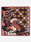 Giorgia (green/pink) - Italian soft and lightweight foulard made from pure silk 4