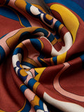 Giorgia (blue/red) - Italian soft and lightweight foulard made from pure silk 5