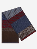 Federico (red/blue) - Warm and soft Italian scarf from wool blend 1