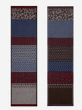Federico (red/blue) - Warm and soft Italian scarf from wool blend 3