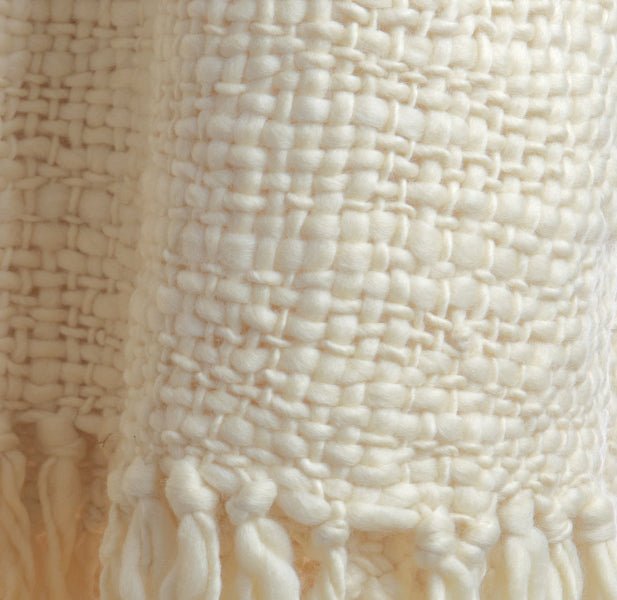 Flame Chunky Wool Blanket