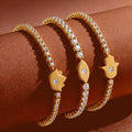 Hopeful Abundance Evil Eye Tennis Bracelet 4