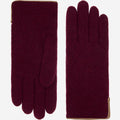 Florentina (red) - Handmade Italian knitted wool gloves with luxurious cashmere lining 1