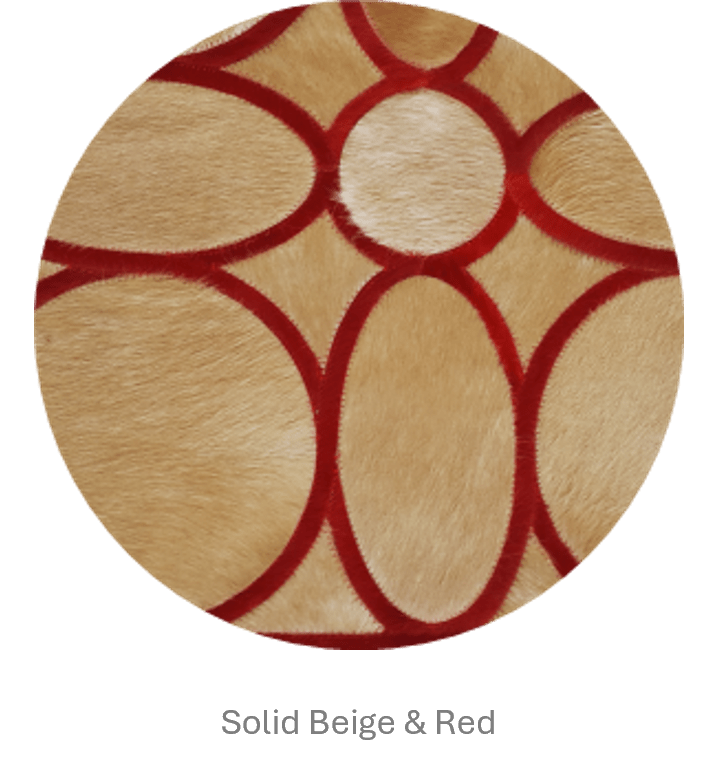 Flower – Designer Cowhide Carpet for Bedrooms – view 6