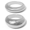 Seaglass Ring Duo in Silver 1