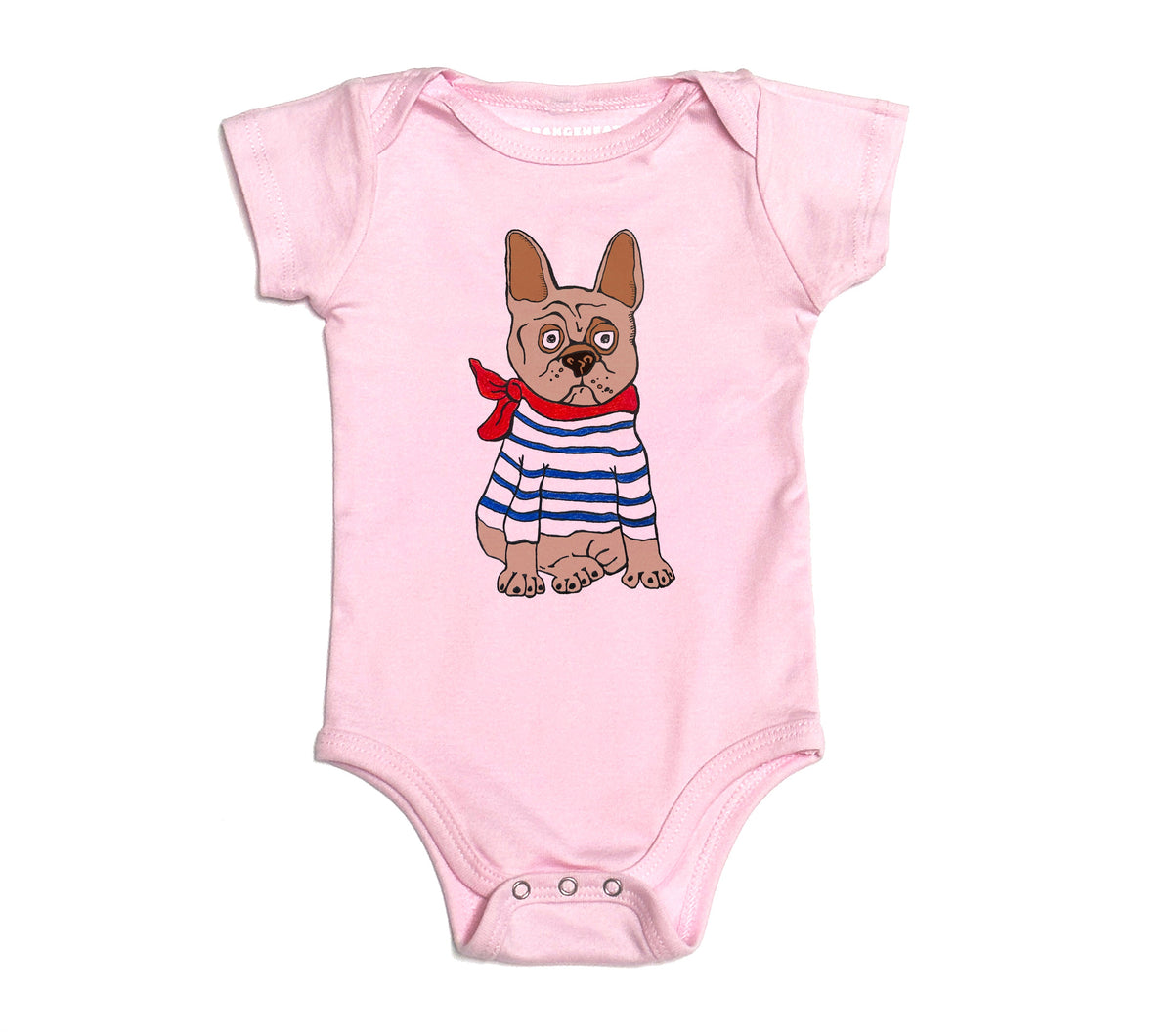Frenchie - pink tee