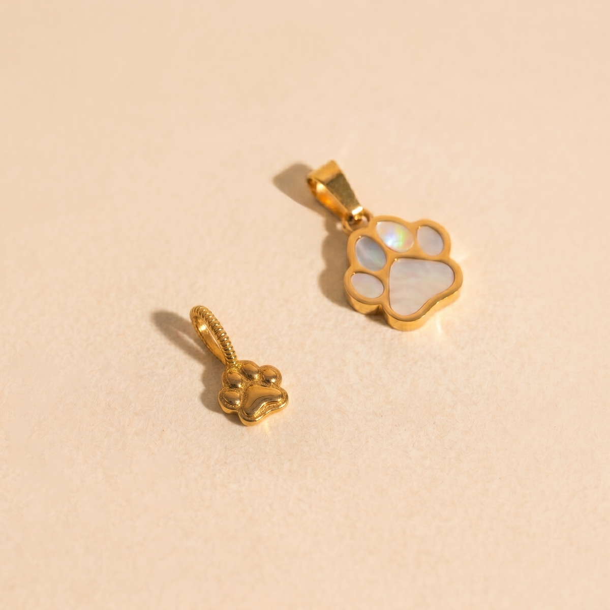 Paw Print Necklace Charm