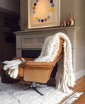 Clouds Chunky Knit Throw Blanket 2