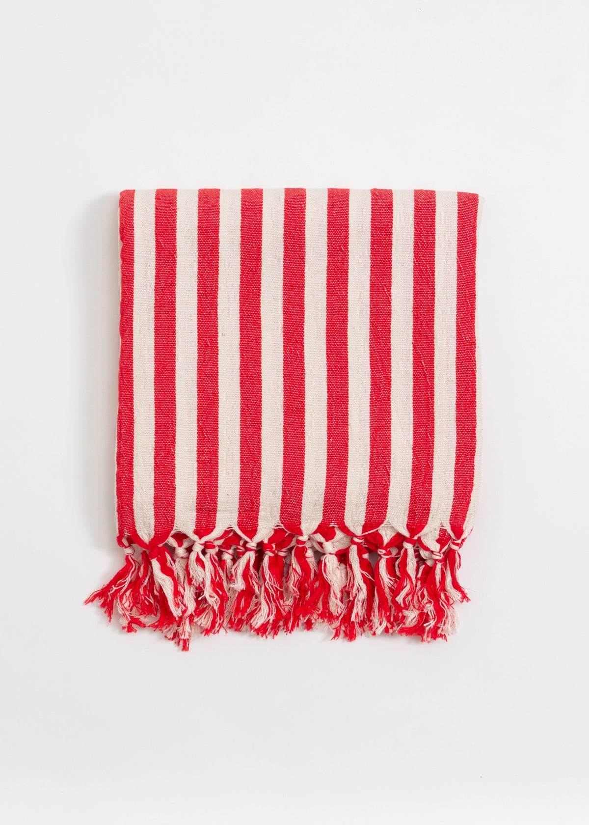 Girit Red Cotton Linen Towel