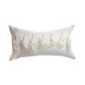 Goatskin Pom Lumbar Pillow 1