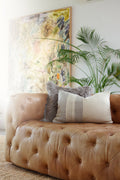 Desert Grey Throw Pillow 2