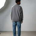 Grey Distress Oversized Sweatshirt 3