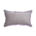 Grey Trim Rabbit Pillow 1