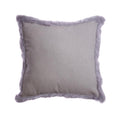 Grey Trim Rabbit Pillow 2