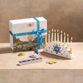 Soulful Celebration Evil Eye Star of David Ceramic Menorah 2