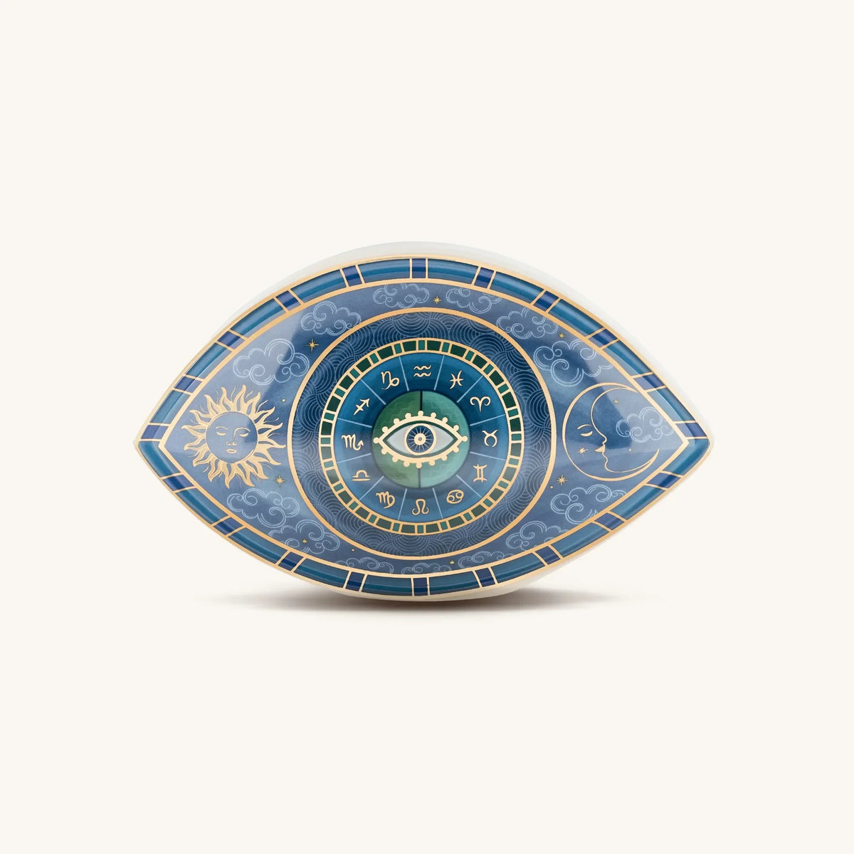 Celestial Unity Evil Eye Zodiac Ceramic Statue