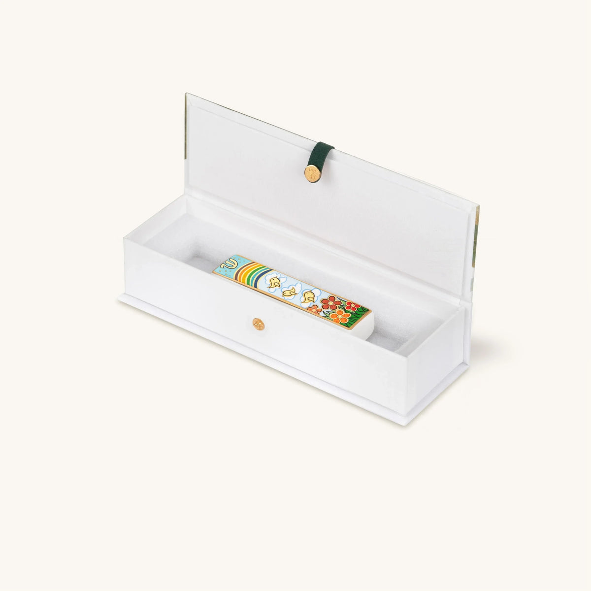 Bright Beginnings Ceramic Mezuzah