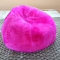Sheepskin Long Hair Pouf 9