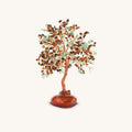 Opulent Clarity Aquamarine, Jade, and Tiger's Eye Tree of Life 1
