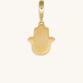 Effortless Manifestation Hamsa Mother of Pearl Engravable Charm 6